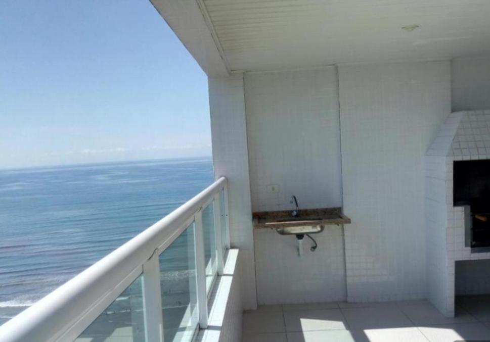 Lindo Apartamento Pe Na Areia Praia Grande  Eksteriør bilde