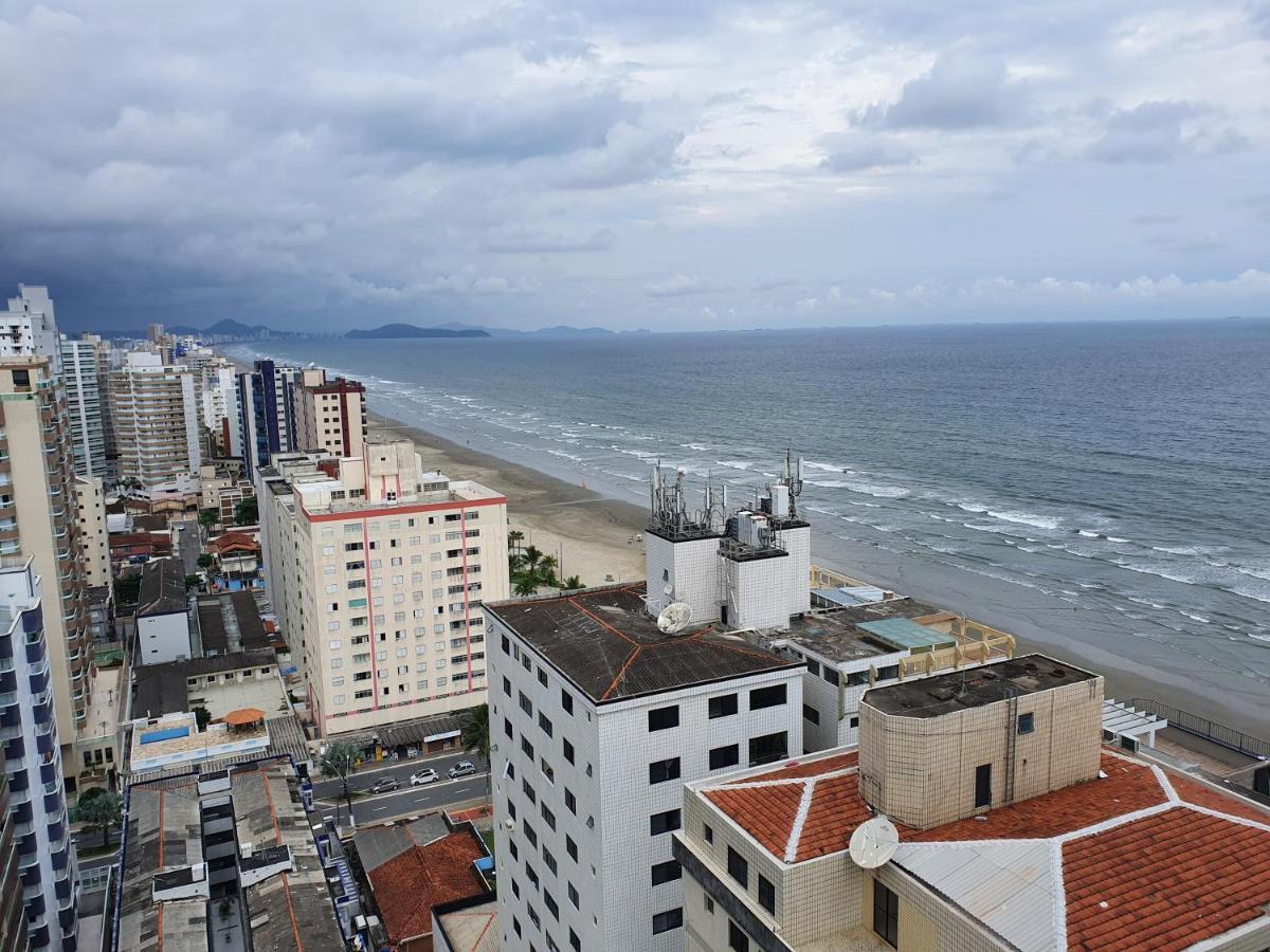 Lindo Apartamento Pe Na Areia Praia Grande  Eksteriør bilde