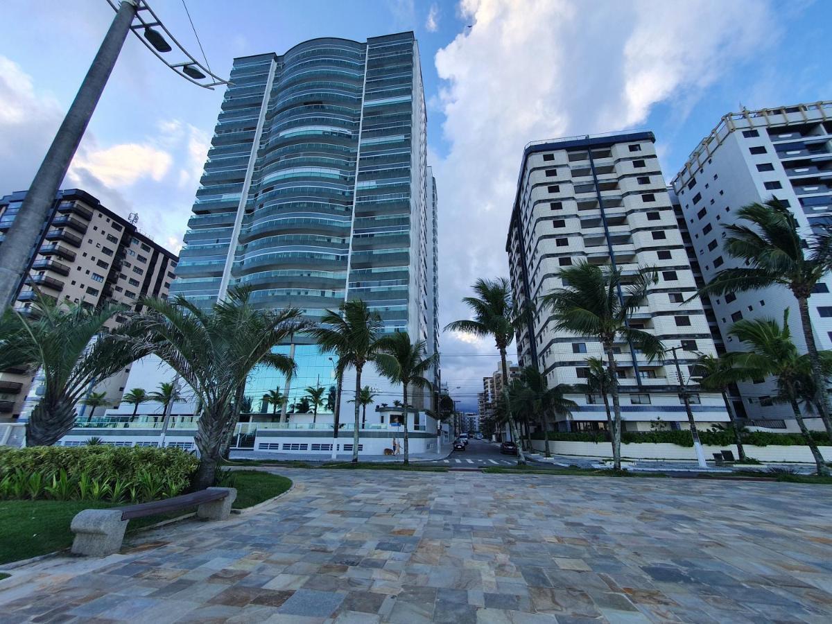 Lindo Apartamento Pe Na Areia Praia Grande  Eksteriør bilde