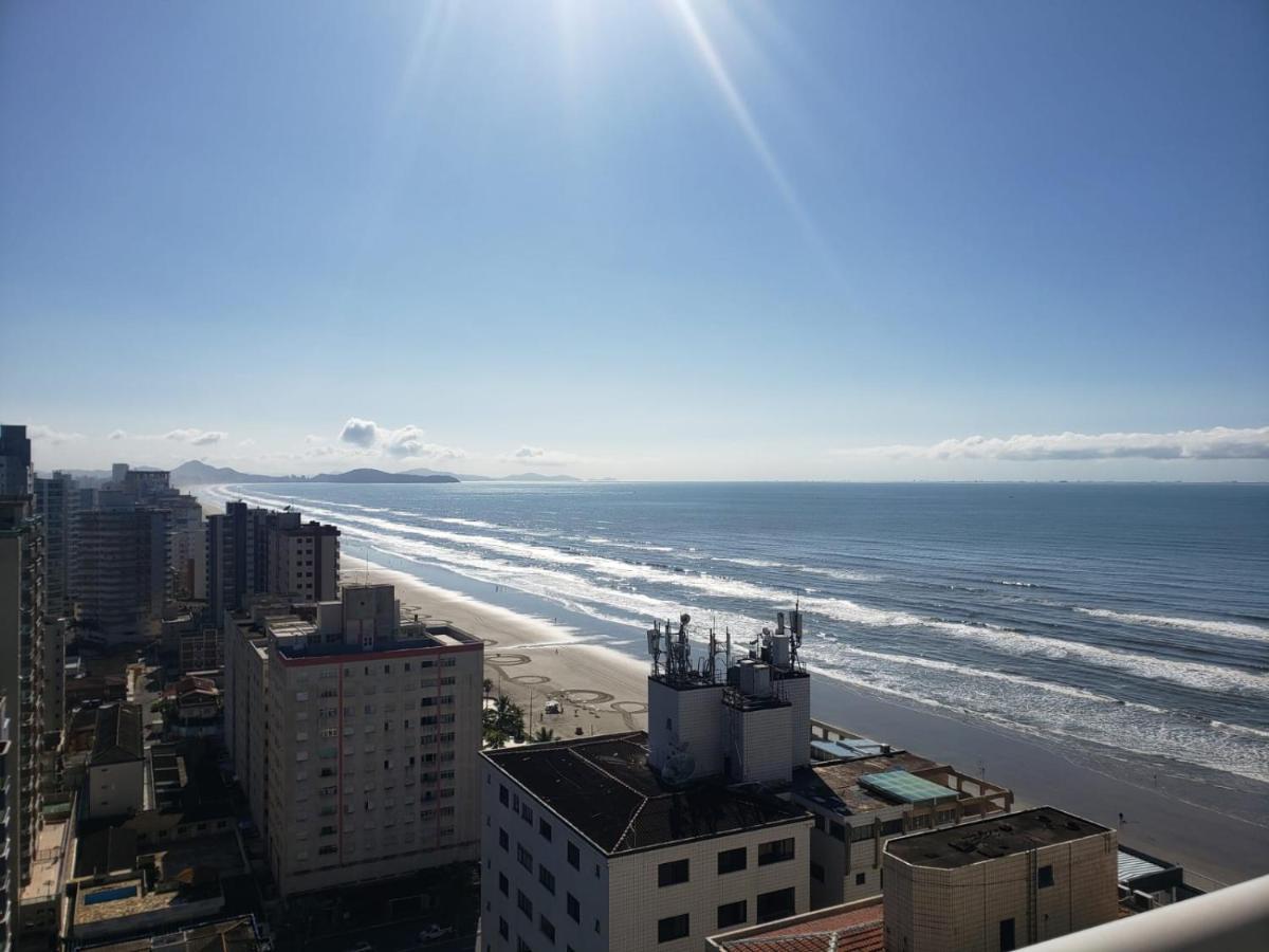 Lindo Apartamento Pe Na Areia Praia Grande  Eksteriør bilde