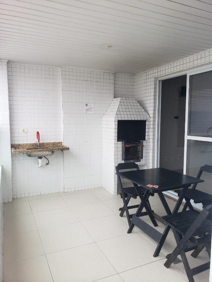 Lindo Apartamento Pe Na Areia Praia Grande  Eksteriør bilde